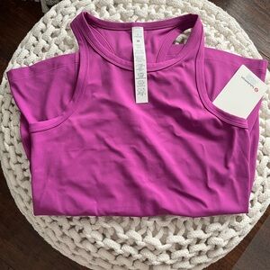 lululemon athletica Women’s Plum Align Hip-Length Racerback size 8